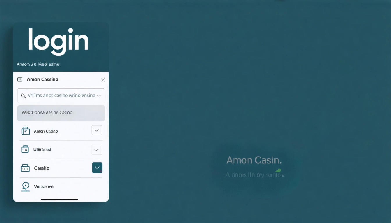 login Amon Casino
